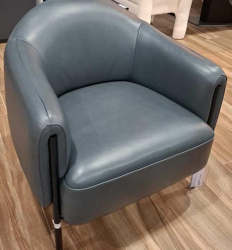 Armchair leather ocean semi amilient image