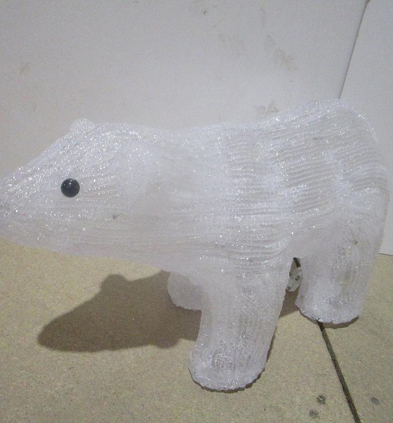 Bear 40 led acrylic 20*46cm image