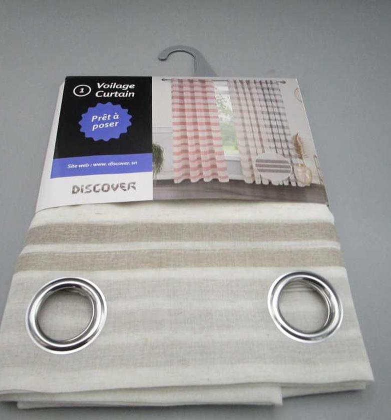 Curtain yarn dyed  voile  image