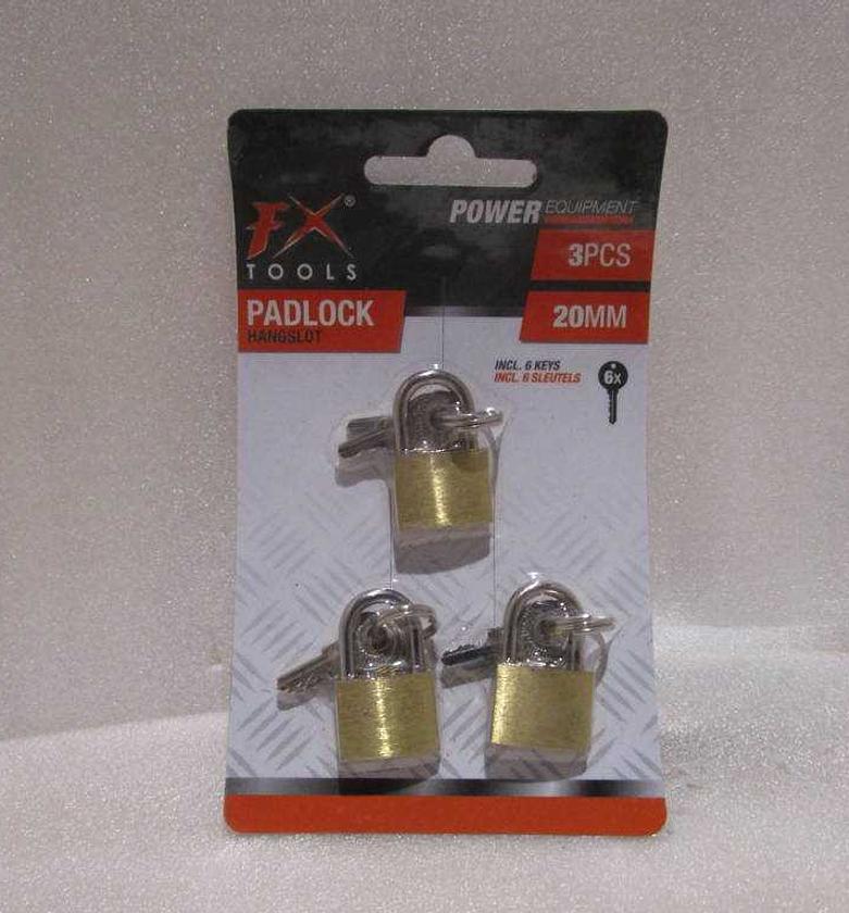 Padlock 3pcs 20mm copper #ref:cy5760390# image