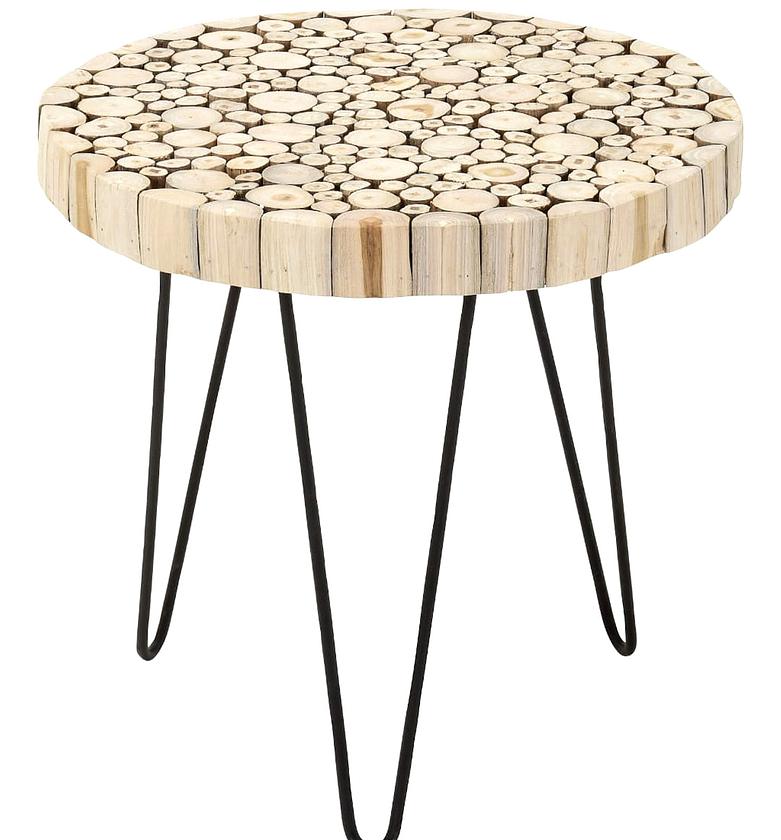 TEAK BRANCHES TABLE WITH image