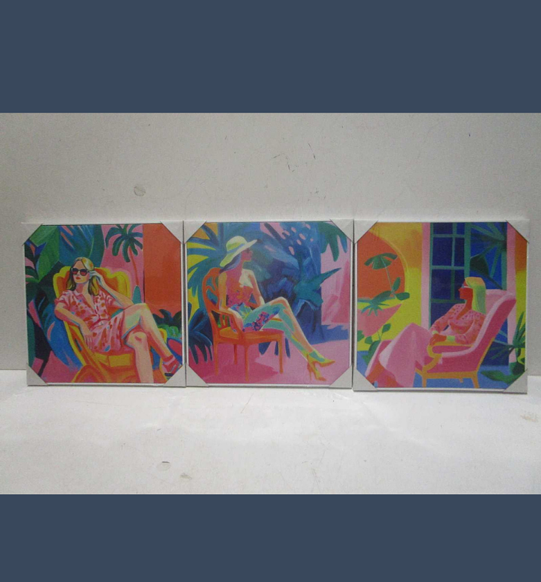 Canvas printed 3 assorted image