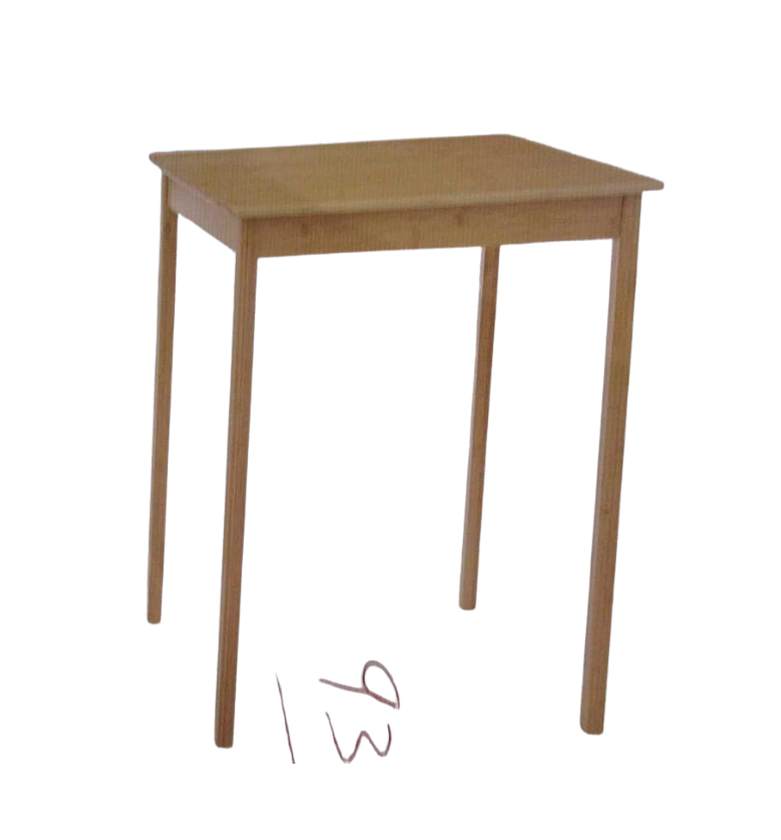 Bamboo Bar Table – Natural Finish image