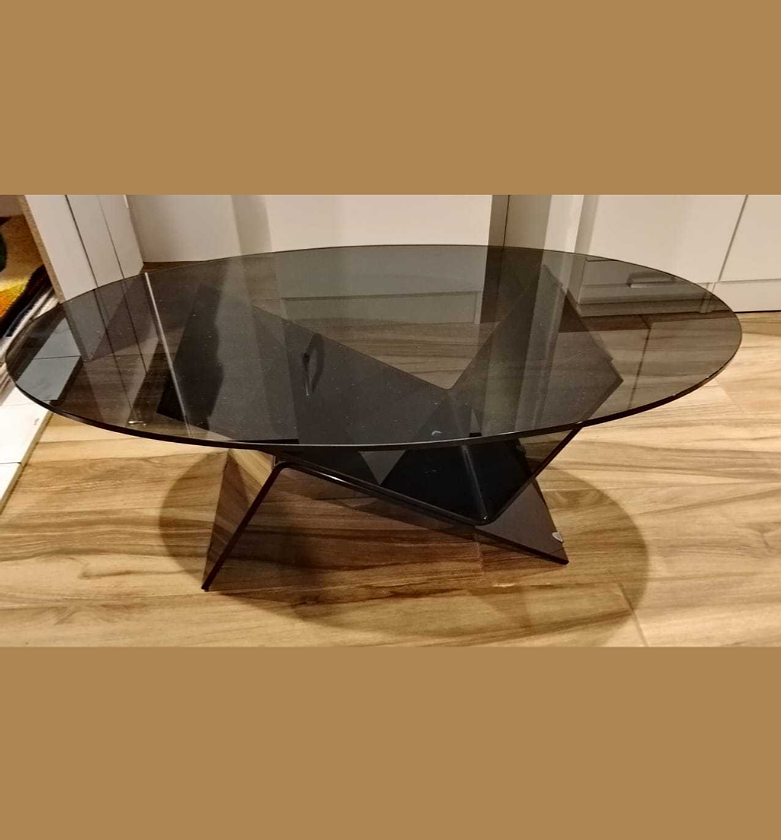 Coffee table 12mm glass grey image