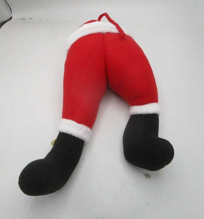 Christmas stick santa legs image