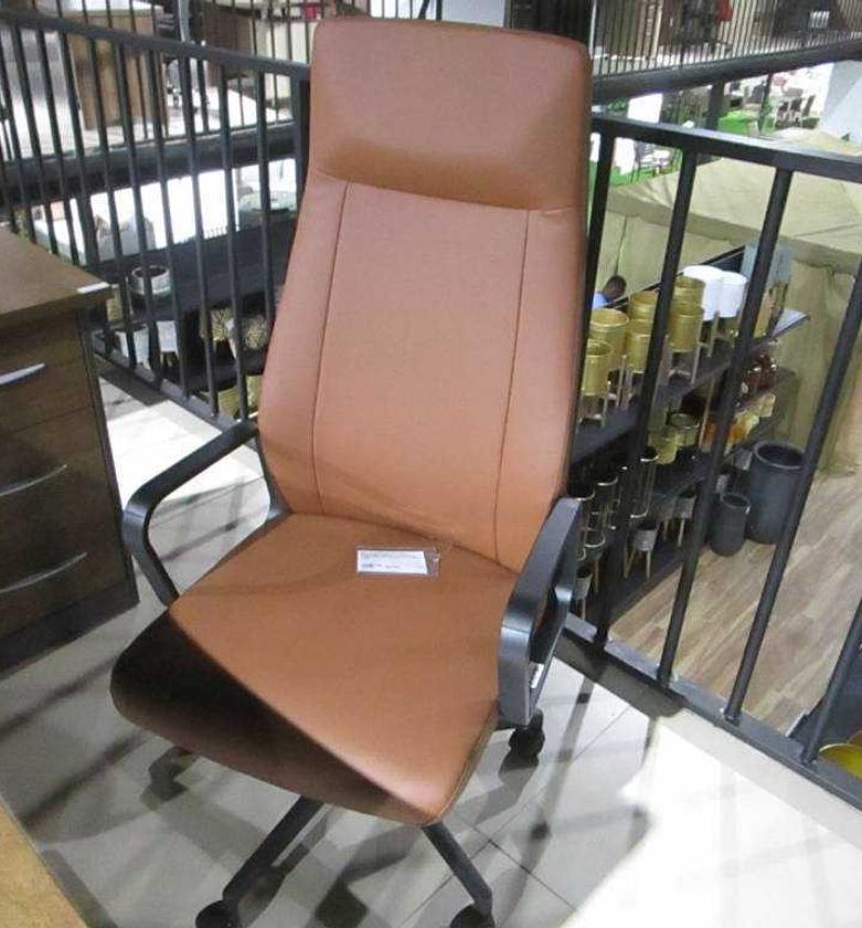 SWIVEL CHAIR, PU, HIGH BA image