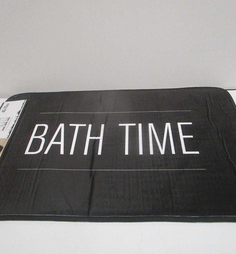 Bathmat tapis microfibre imprime image