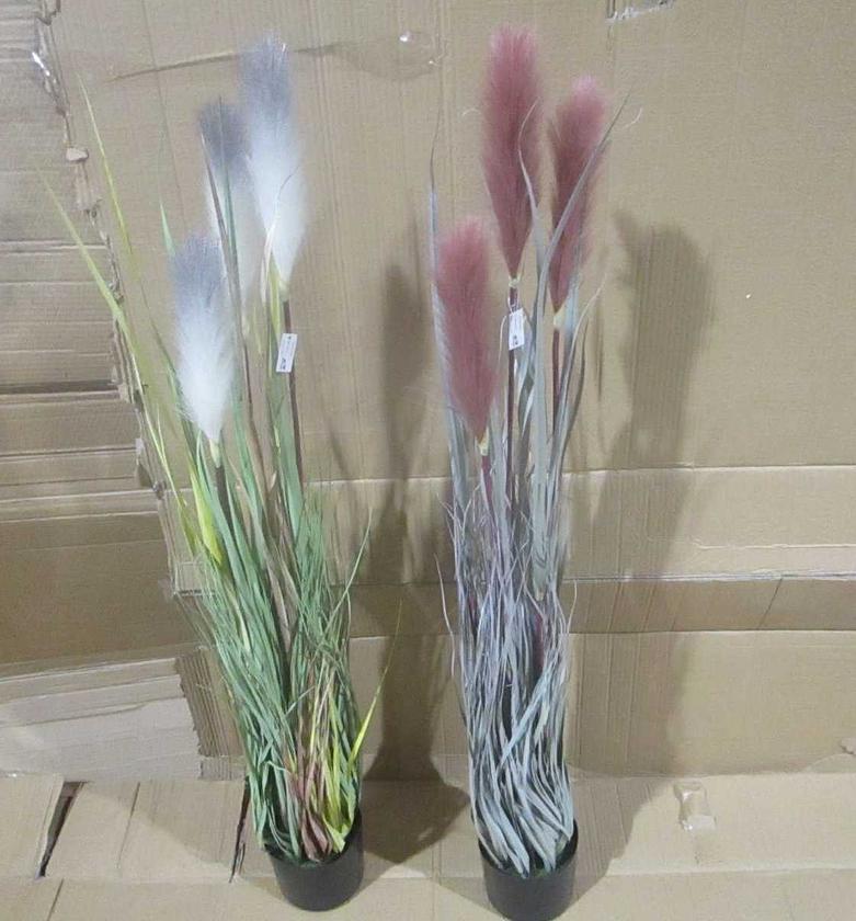 Artificial plant with plastic image