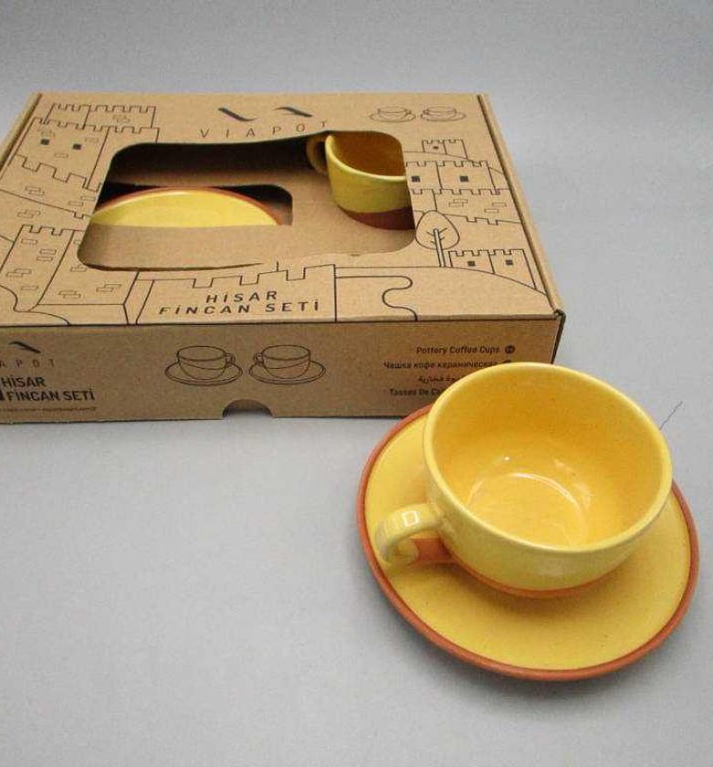 TEA CUP W SAUCER, 9*7 CM, image