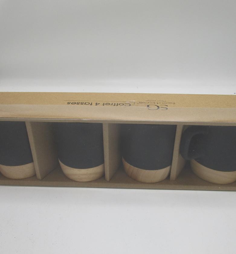 CUP BLACK BAMBOO SET 4 12 image