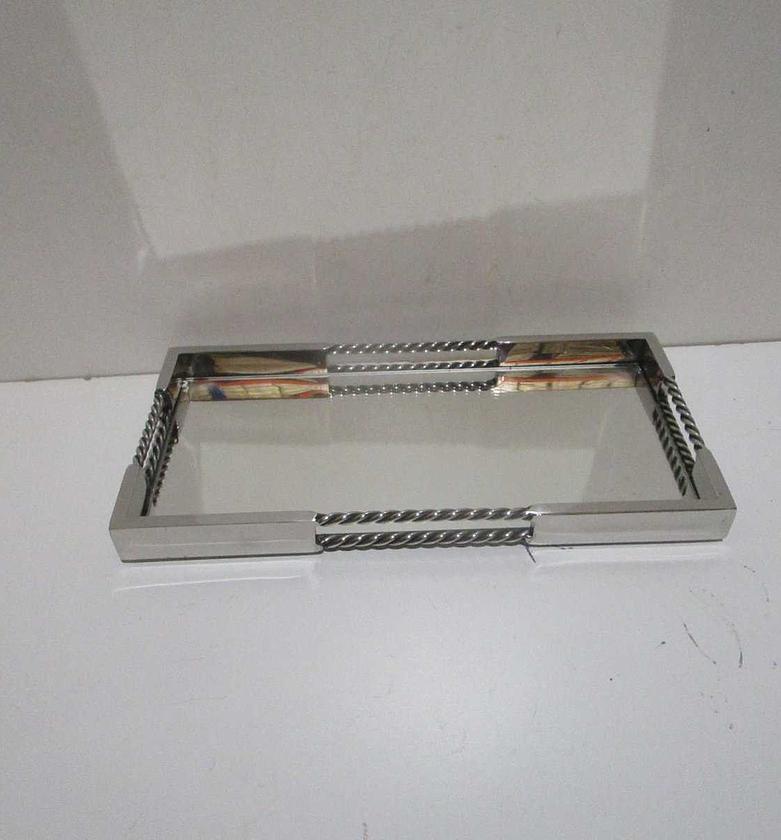 Tray with mirror steinless image