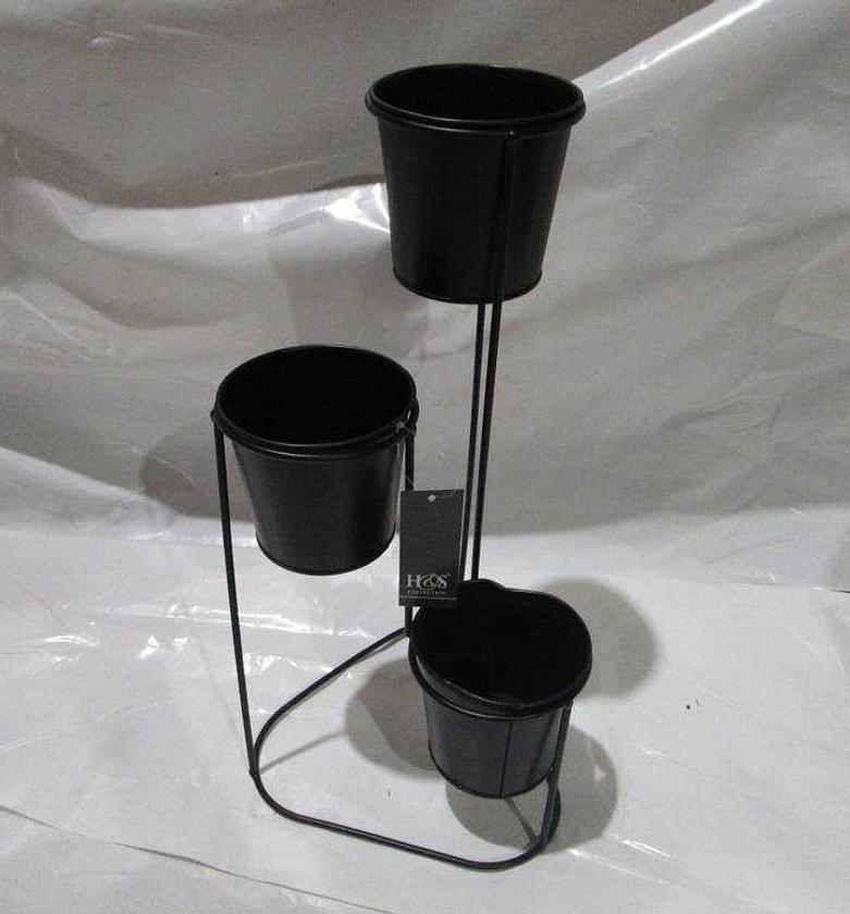 FLOWERPOT ON STAND 3 POTS image