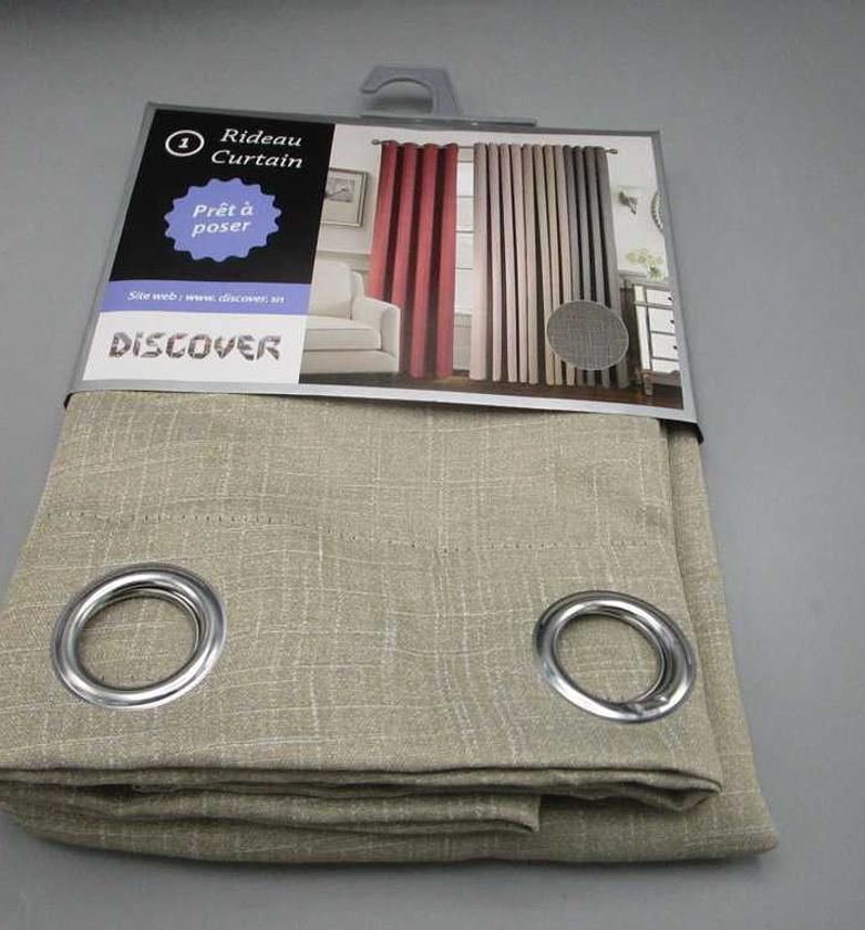 Curtain embossed printed  image