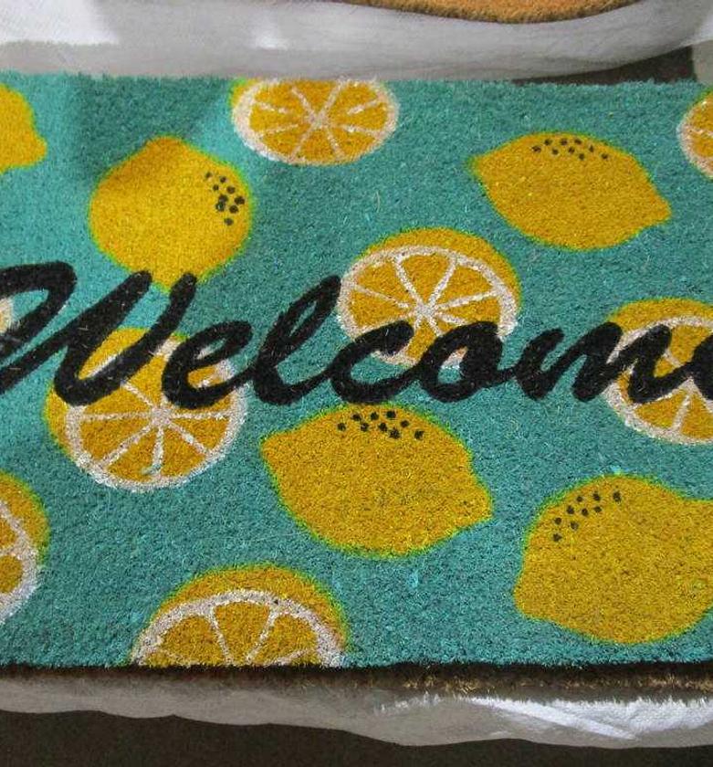 DOORMAT PVC BACK PRINTED image