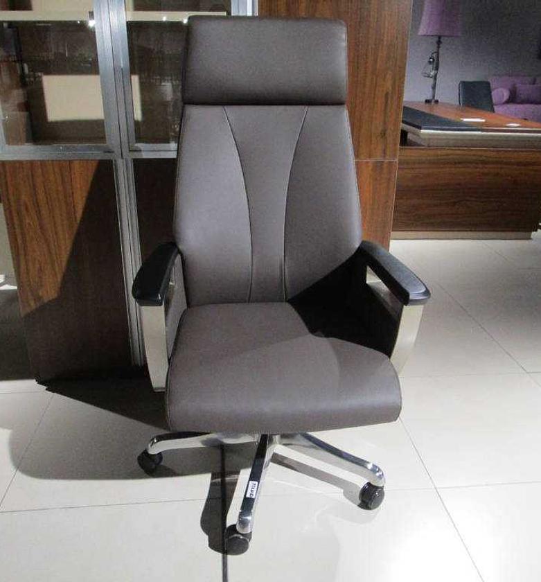 SWIVEL CHAIR, PU, HIGH BA image