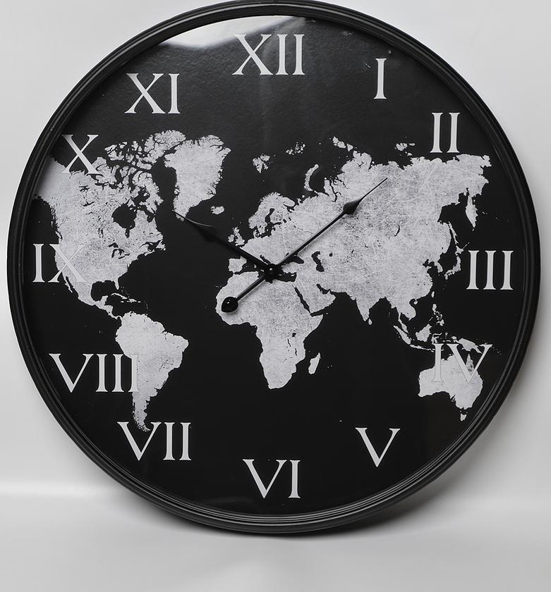 MET WORLD MAP CLOCK D57 image