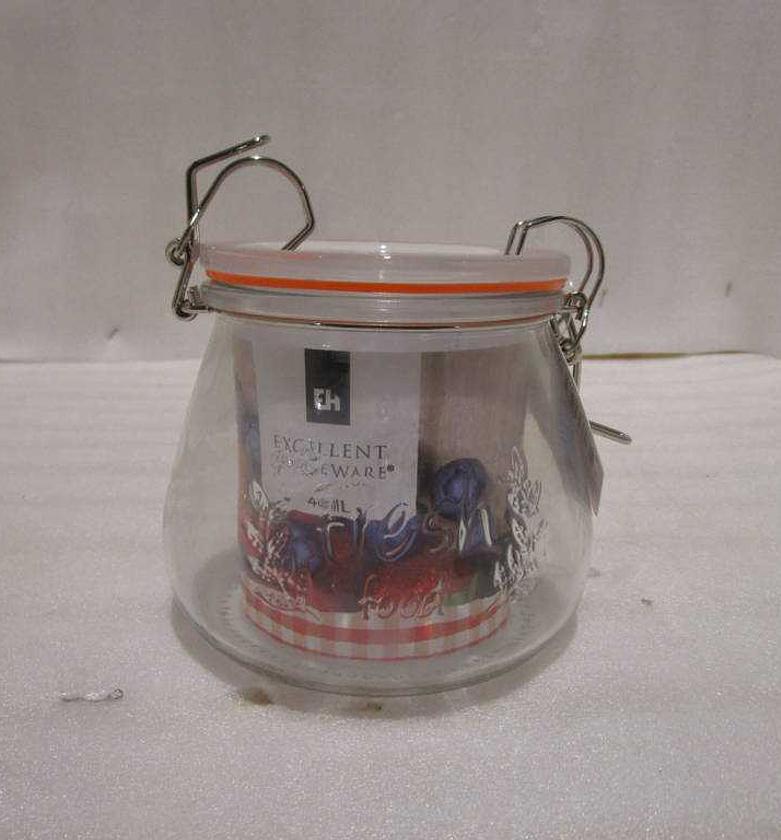 GLASS JAR 400ML 117XH105M image