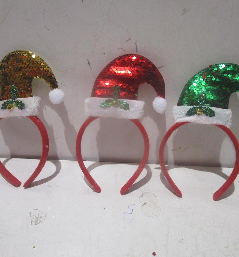 Christmas hair hoop with spring image