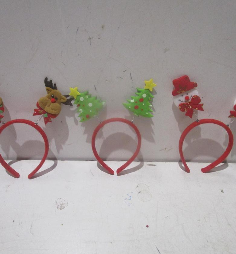 Christmas hair hoop polyester+plastic image