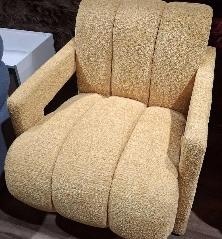 Armchair fabric yellow warm/13 image