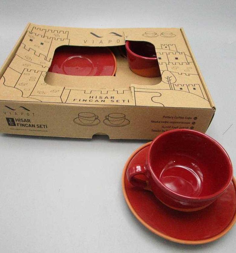 TEA CUP W SAUCER, 9*7 CM, image