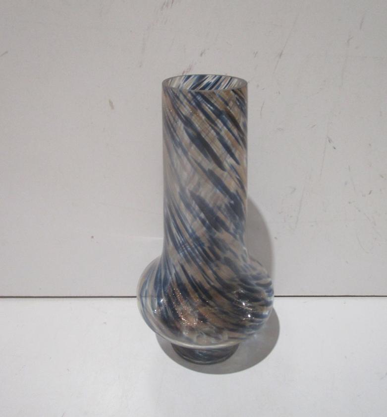 Vase blue +-gold h36cm #ref:sh22009# image