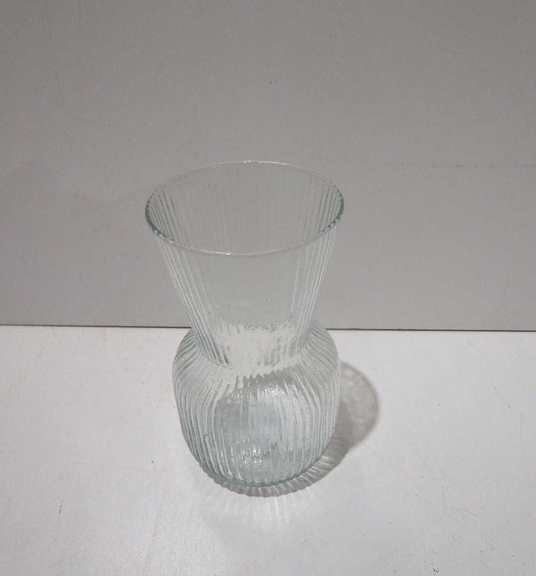 Vase glass recycled 95xh160mm image