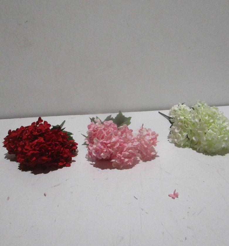 40cm single hydrangea x 9 image