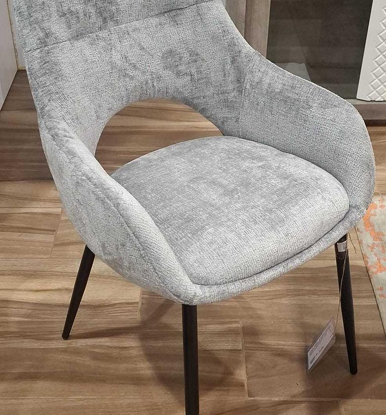 Chair, fabric, iron feet perfect image