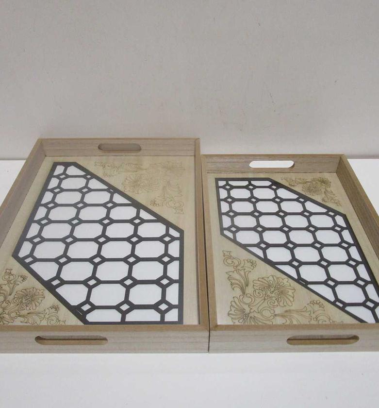 Set of 2 tray 40x30x4 image