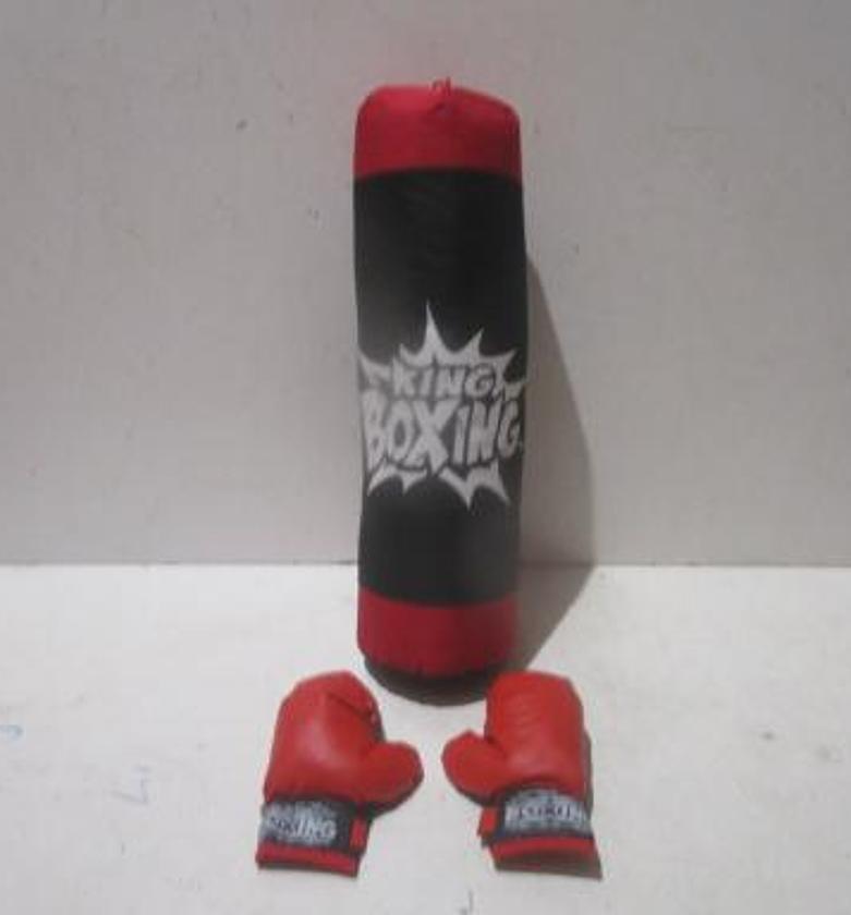 Boxing bag+2 glove 61*16cm image