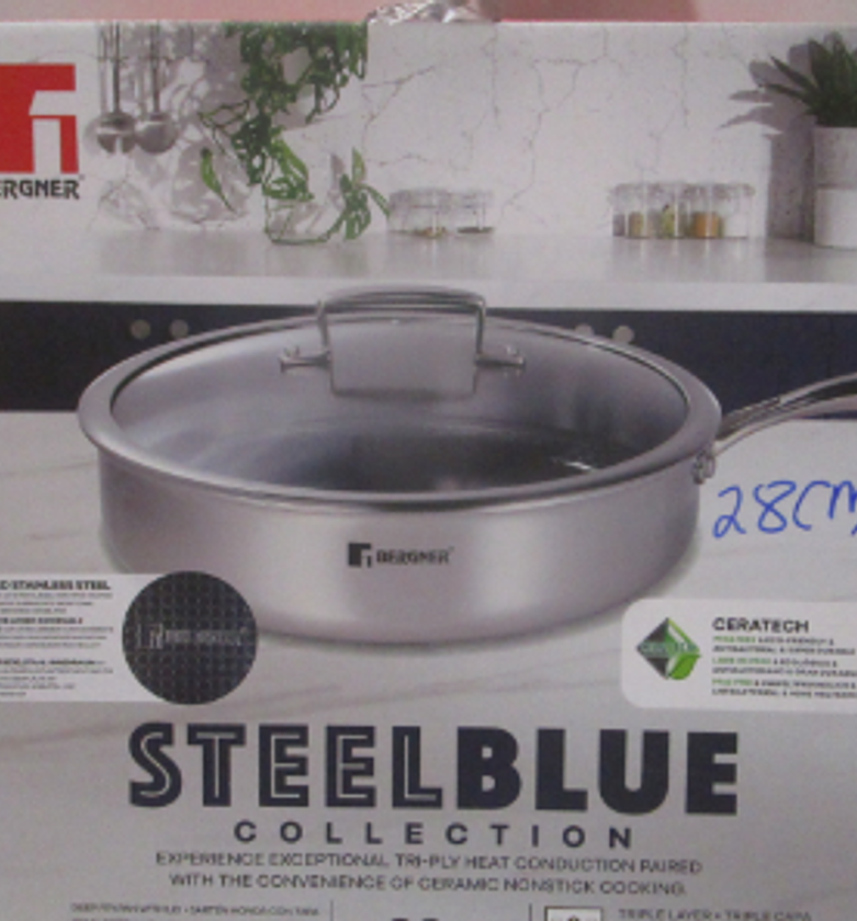 Deep frypan dia 28x7.5cm s/s image