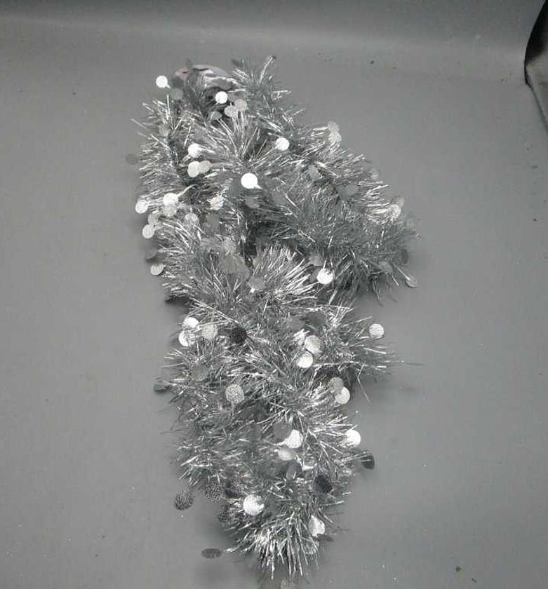 Christmas embossed tinsel image