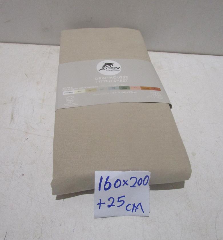 Fitted sheet plain col (100 image