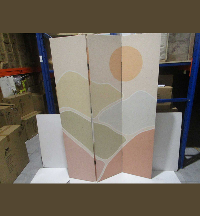 Canvas printed room divider image