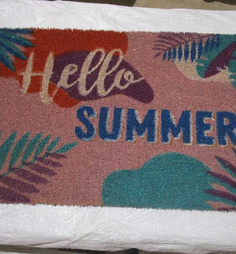 DOORMAT PVC BACK PRINTED image