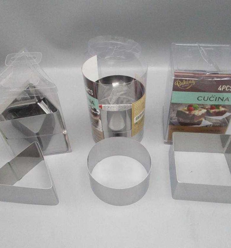 CAKE PRESS SET 4PCS 3ASS image