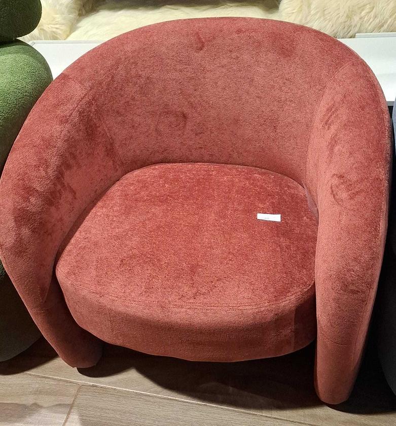 Chair accent fabric burgundy image