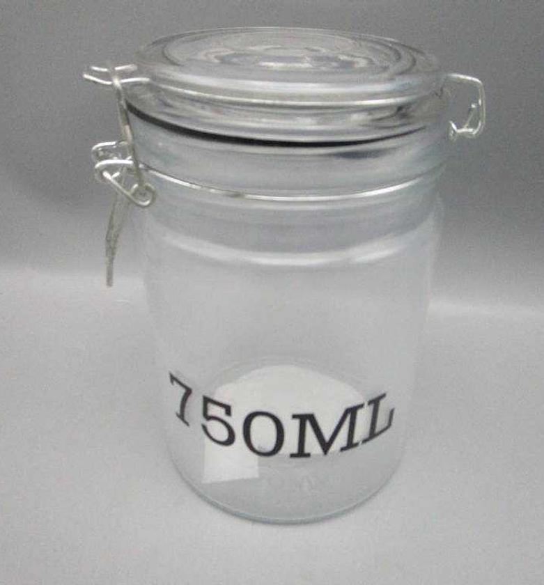 STORAGE JAR GLASS 750ML image