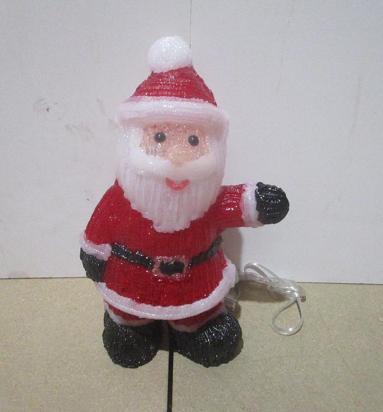 Santa claus 40 led acrylic image